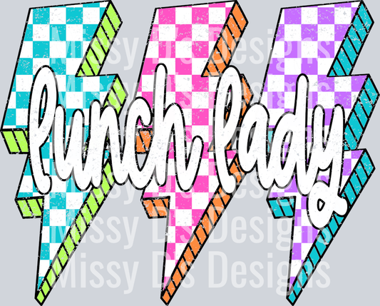 Lightning Bolt Lunch Lady