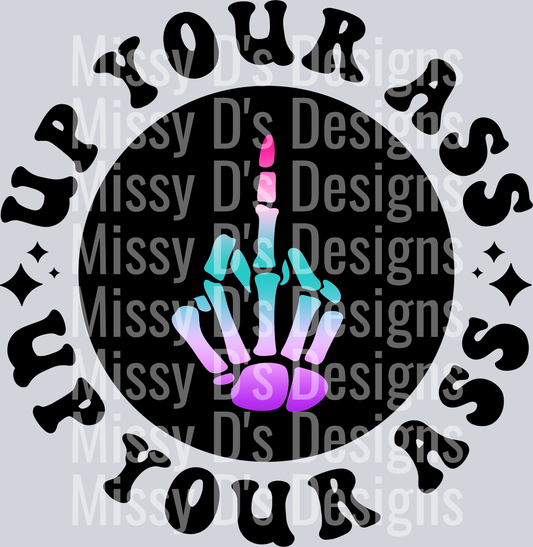 Color Up Your Ass Pocket Design
