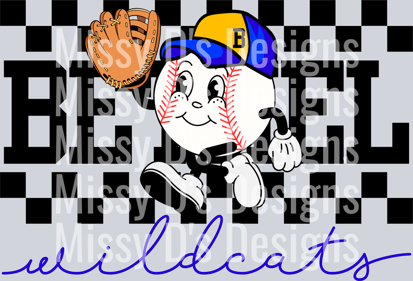 BethelRetroBaseballCheckered