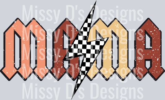 mama checkered thunder