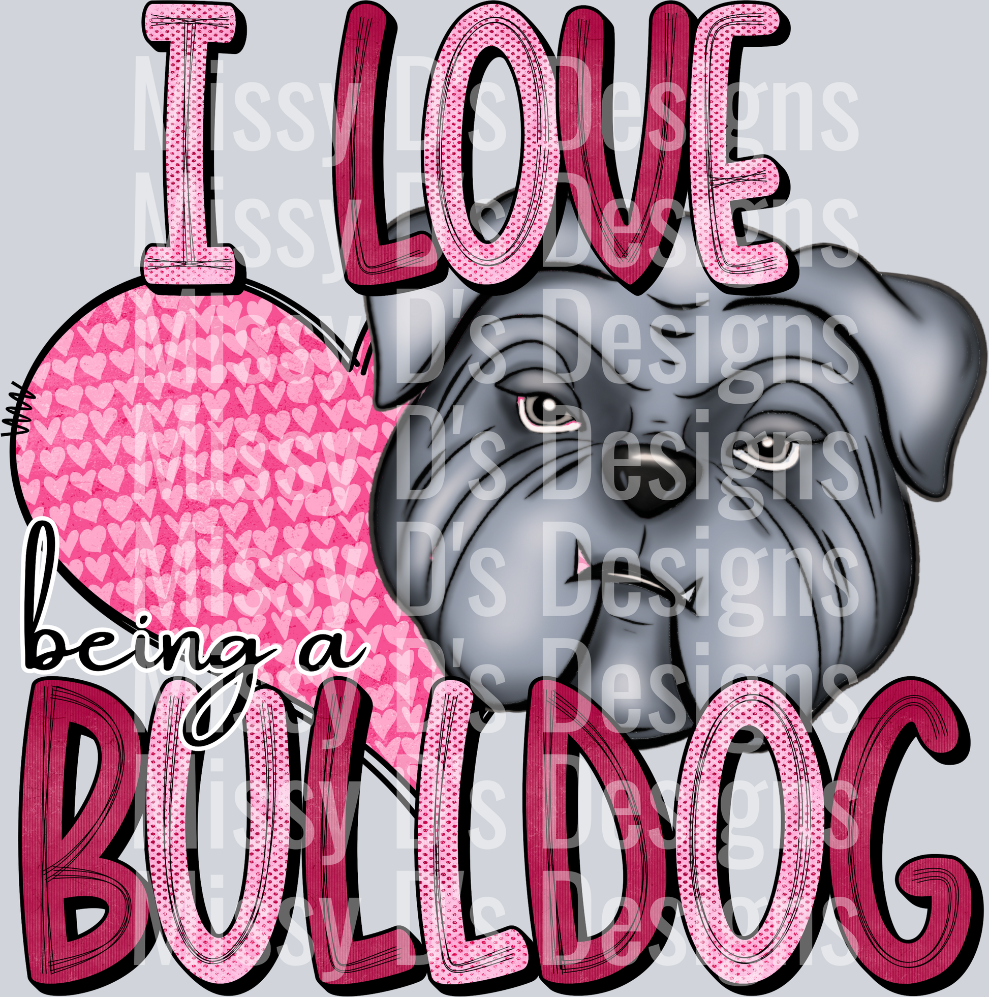 I love bulldog pink