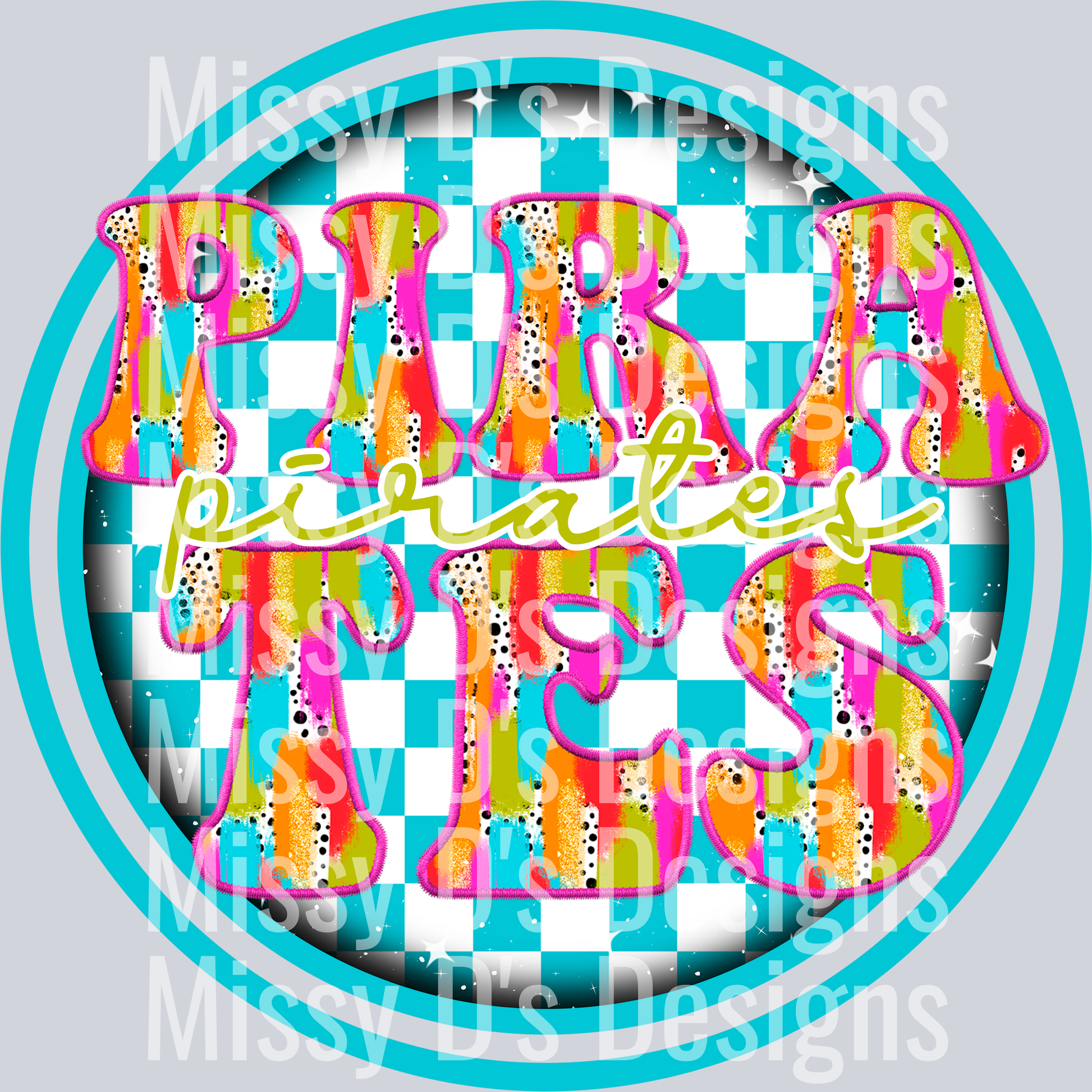Blue_Checker_Circle colorful stroke pirates