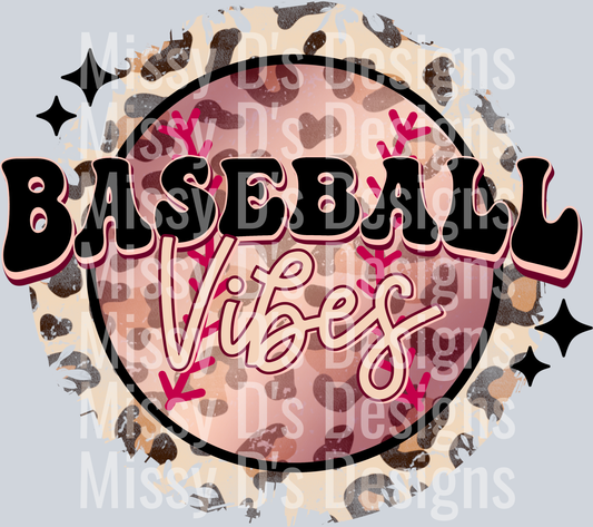 Baseball vibes leopard