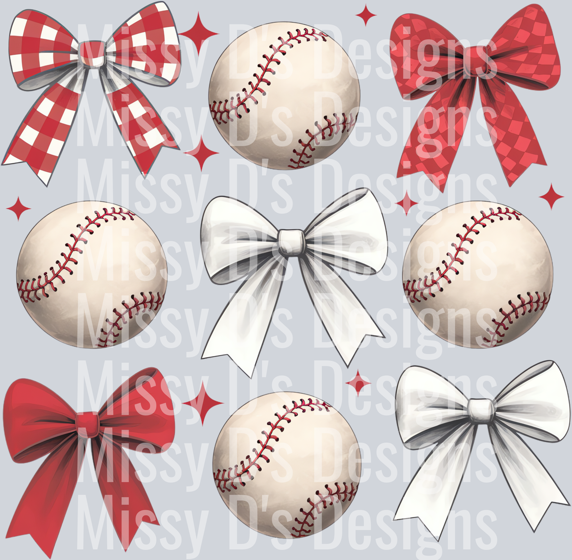 Coquette Baseball Png Design (2)