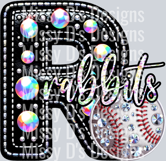 leather baseball rabbits