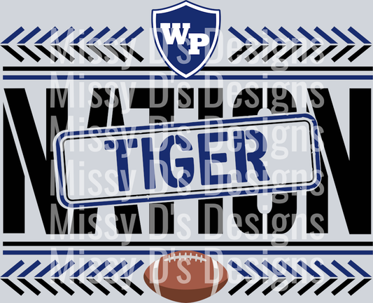 tigers nation black_blue