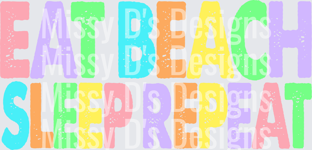 eat beach sleep