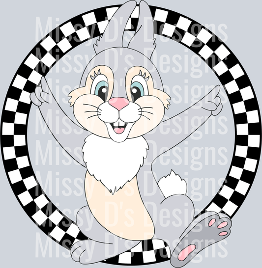 Easter Bunny Checkered
