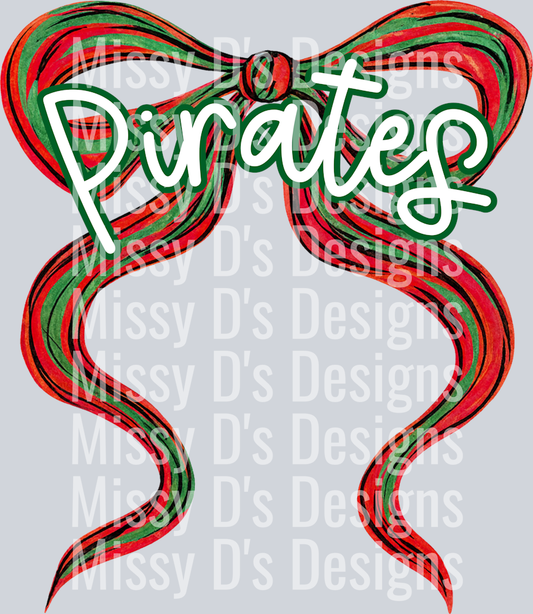 Christmas Coquette Bow Pirates