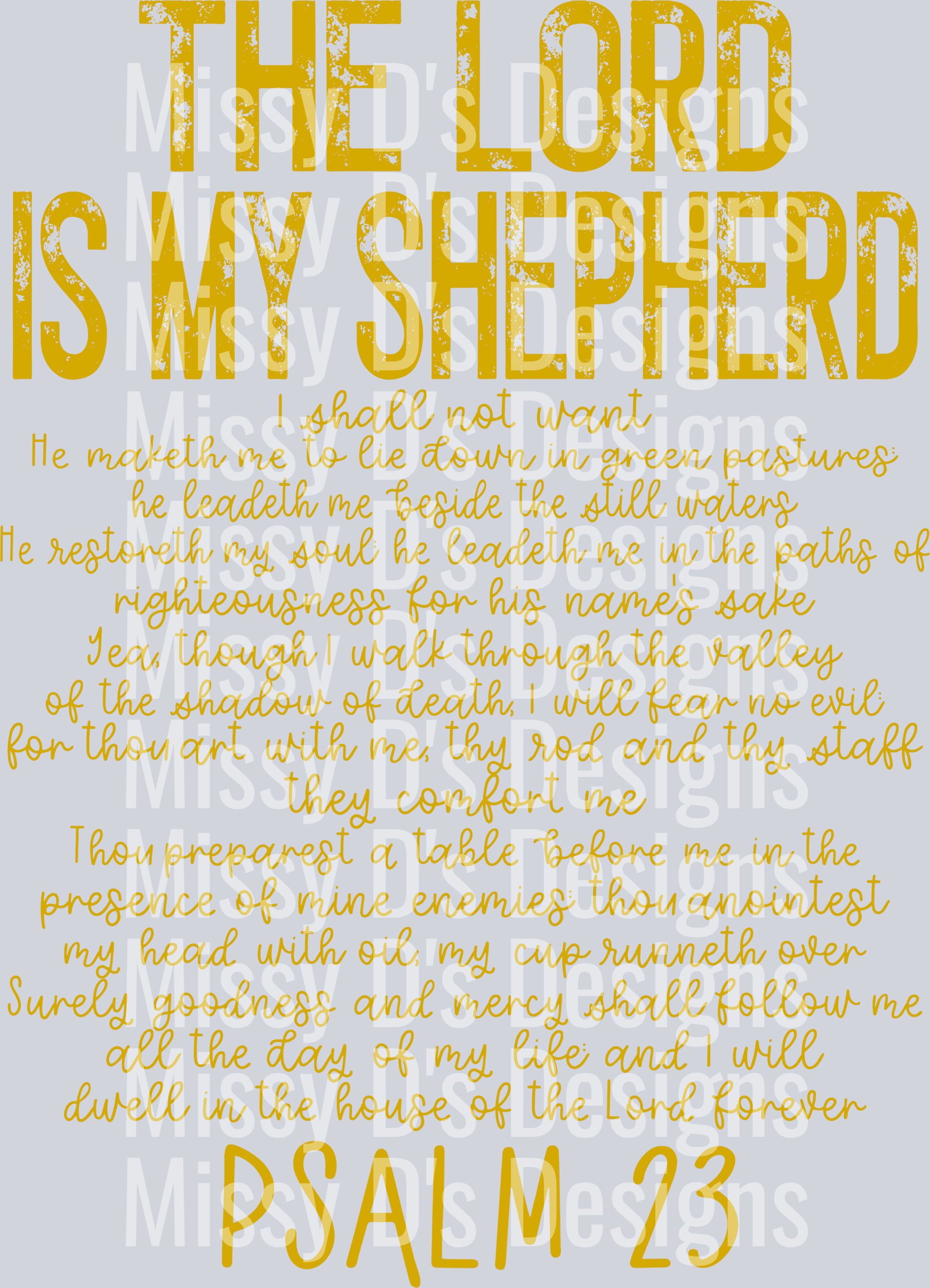 psalm23theLordYELLOW
