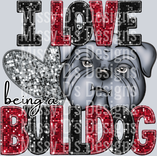 I love bulldog g red