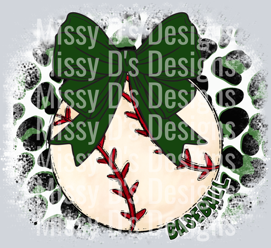 Leop baseball dark green