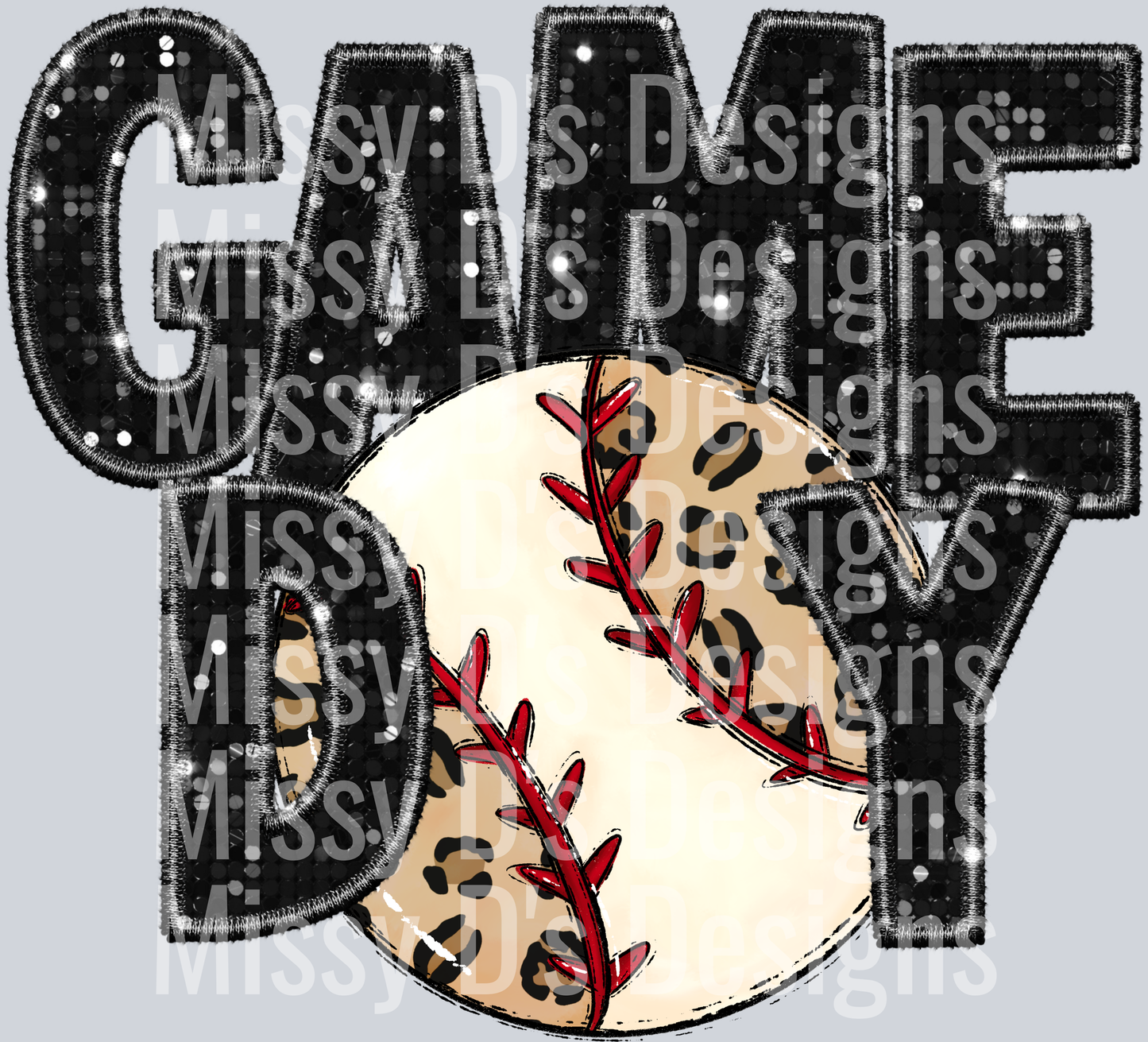baseball game dayleopard
