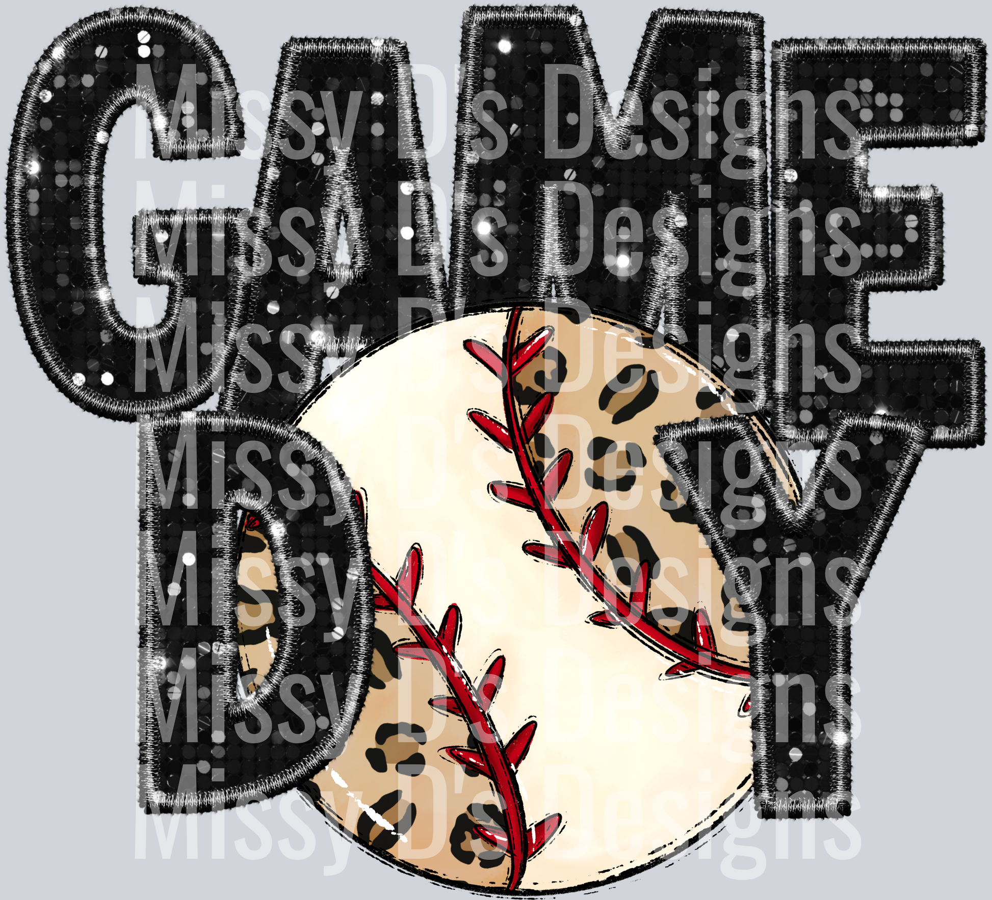 baseball game dayleopard
