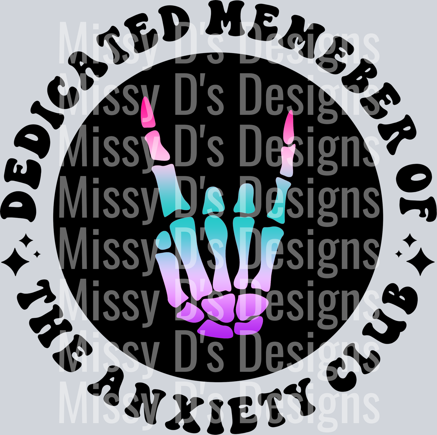 Color Dedicated Member Of The Anxiety Club Pocket Design