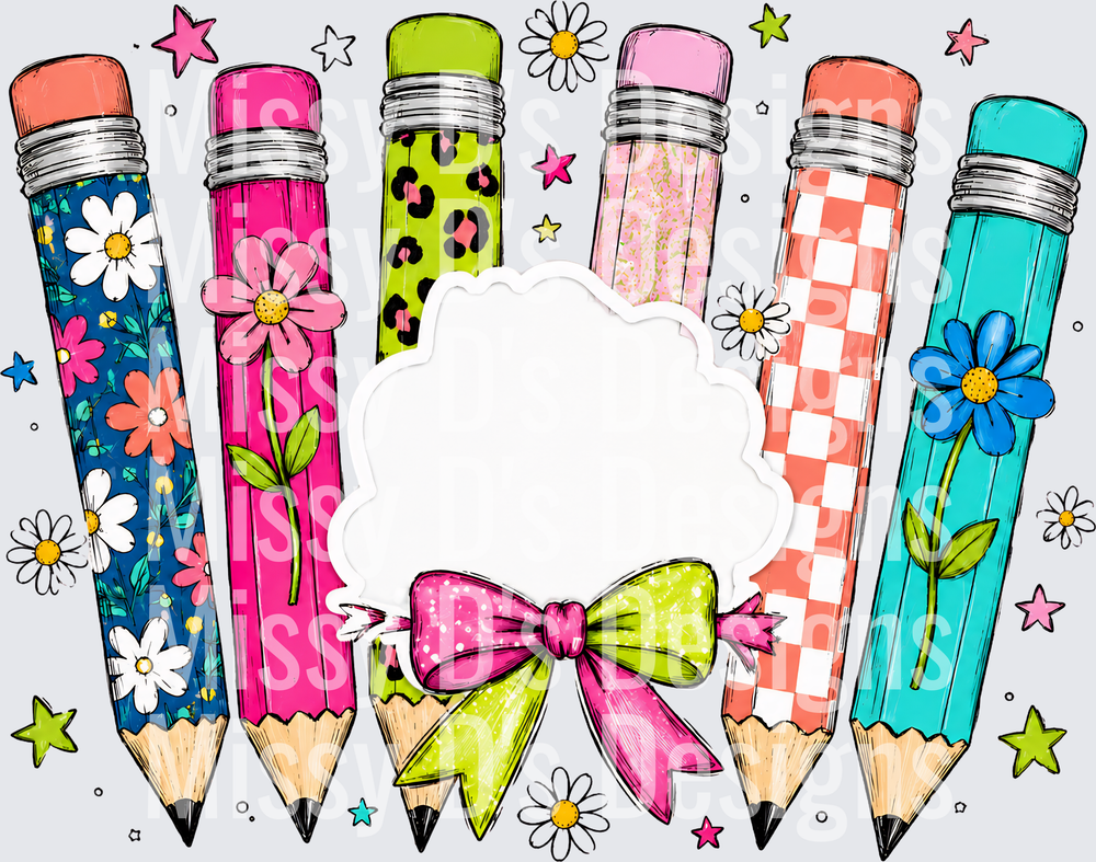 Back to School pencils