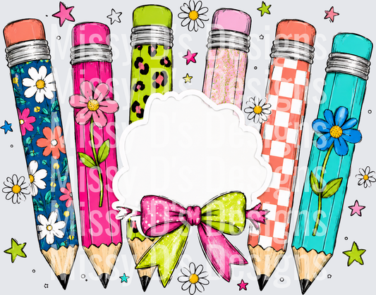 Back to School pencils
