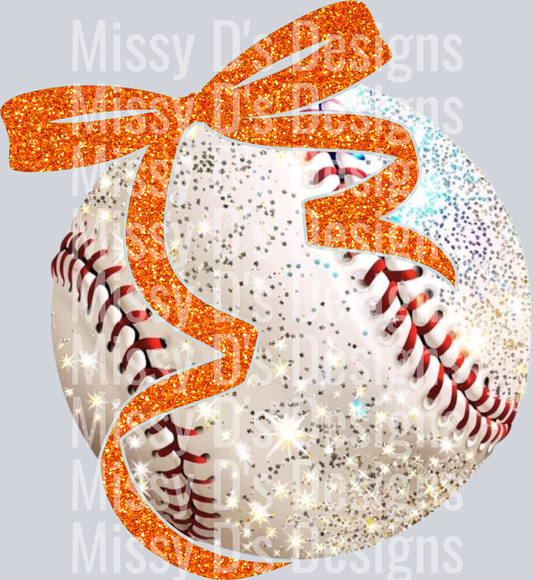 Orange Bow Baseball300dpi