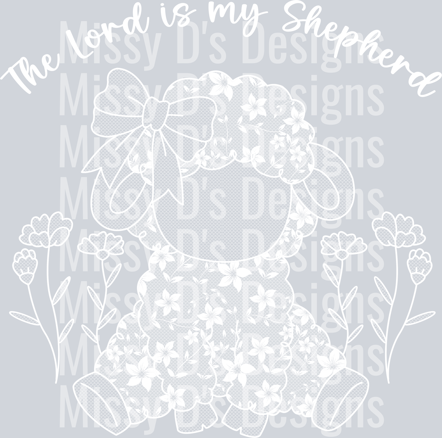 lace the lord is my shepherd 2