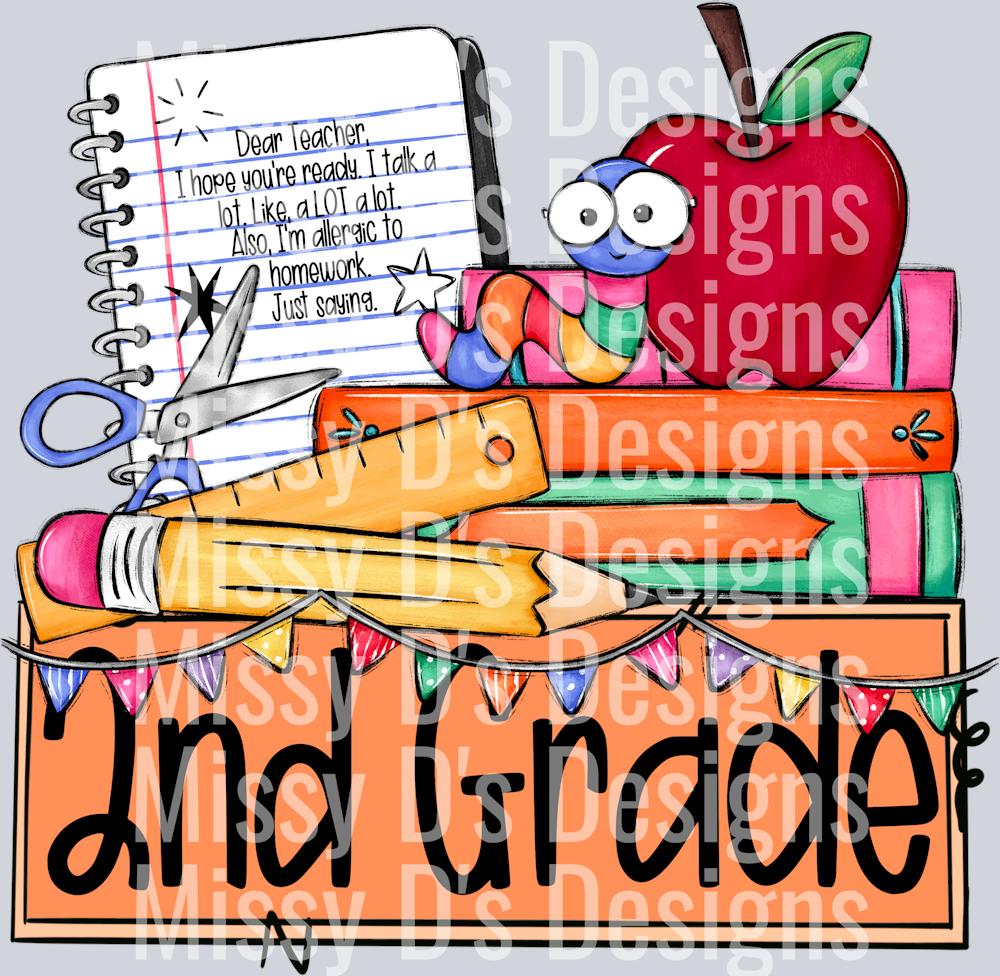 SchoolGradeNameplate2ndGrade
