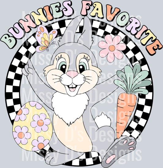 Easter Bunny Checkered