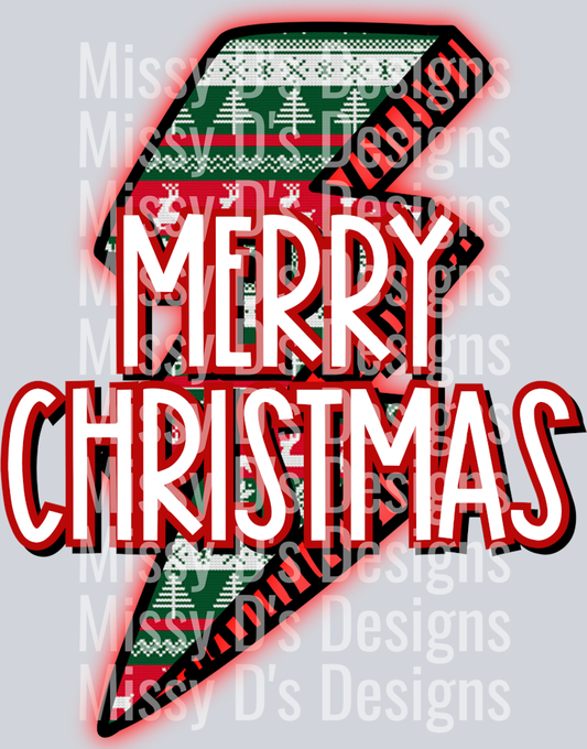 Merry Christmas bolt