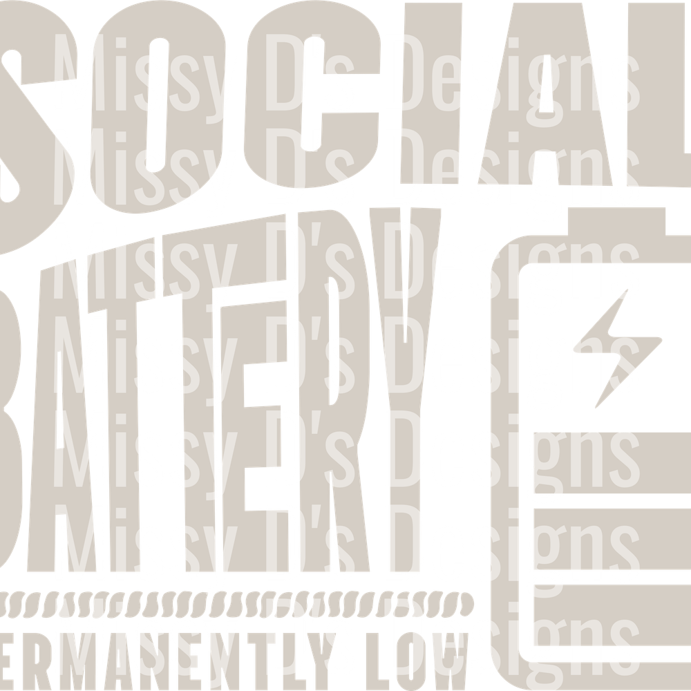 SOCIAL BATTERY cream
