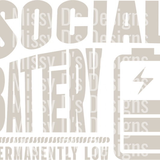 SOCIAL BATTERY cream