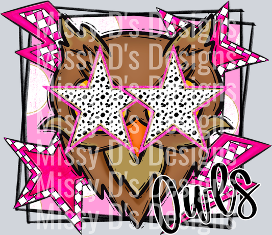 pink owls