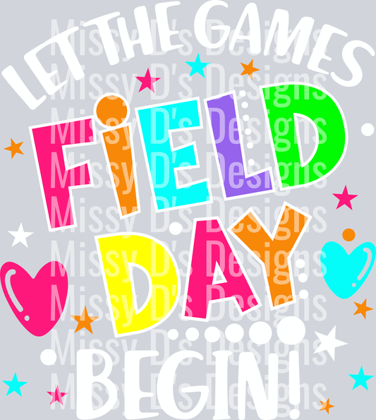 Let the Games Begin Field Day