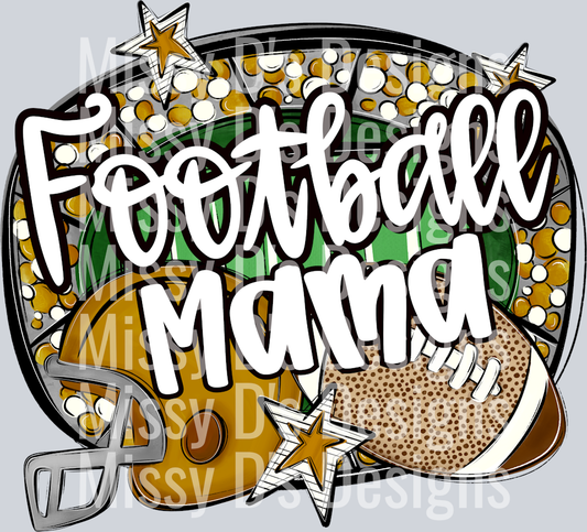 FOOTBALL MAMA  GOLD
