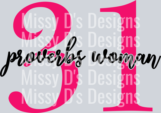 Proverbs Woman 31 pink