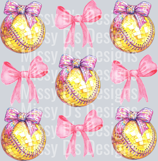 disco softball bows300dpi