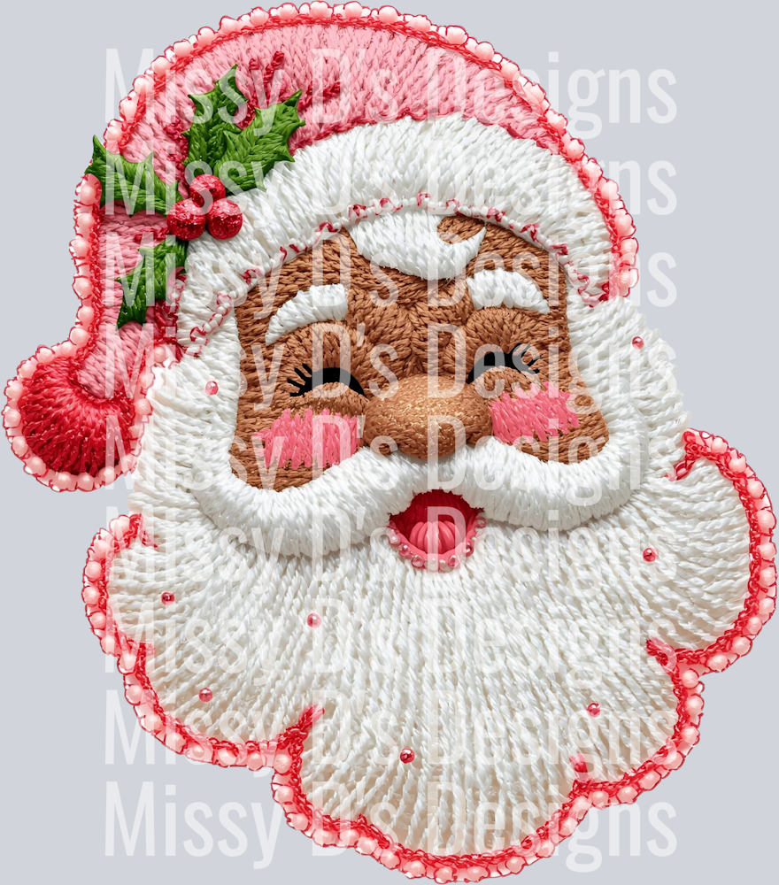 SANTA PINK FAUX YARN