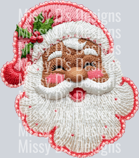 SANTA PINK FAUX YARN