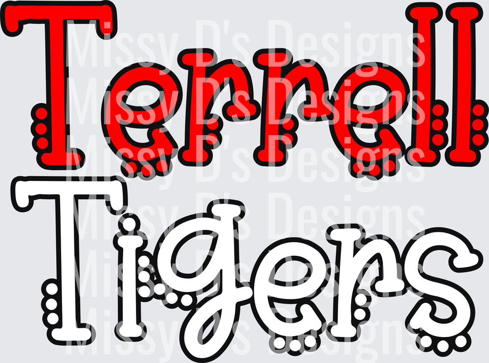 Dotted Terrell Tigers