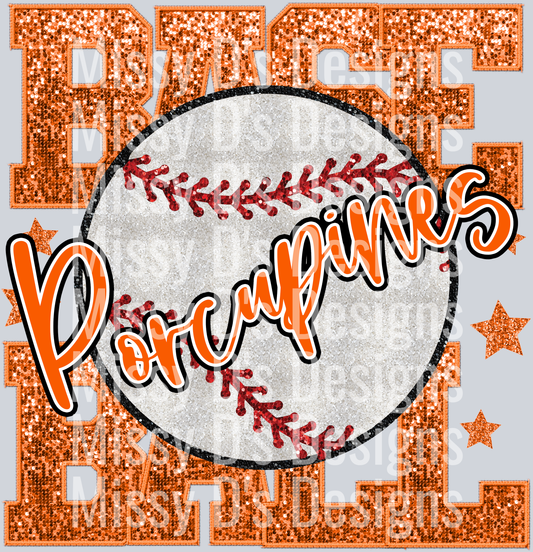 baseball Porcupines