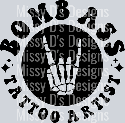 Somebodys Bomb Ass Tattoo Artist Pocket Design