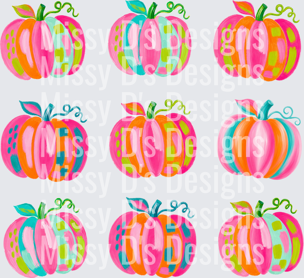 painted pumpkins