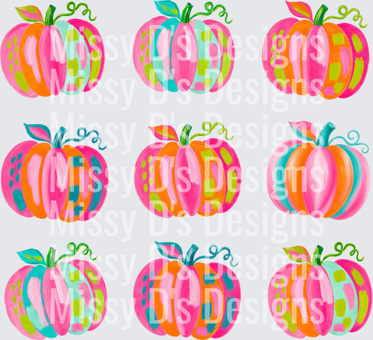 painted pumpkins