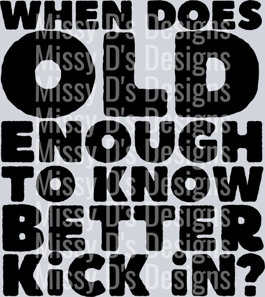 old enough black