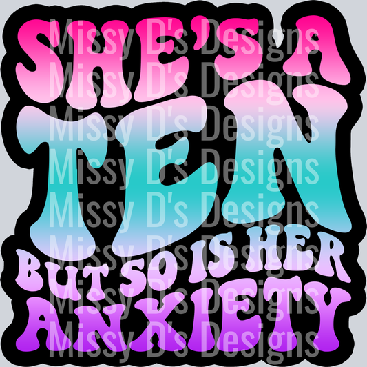Color Shes A Ten But So Is Her Anxiety