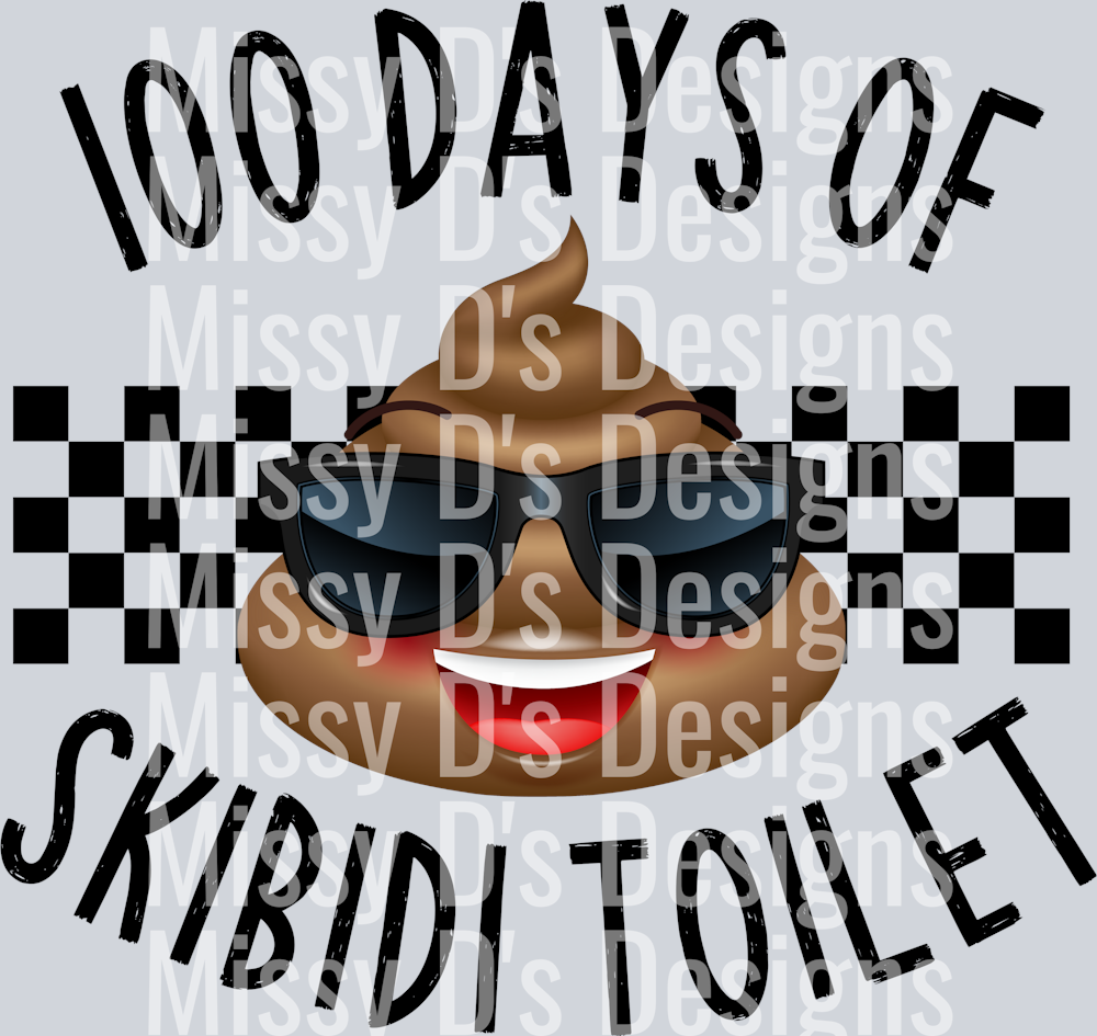 100 Days of Skibidi Toilet300dpi