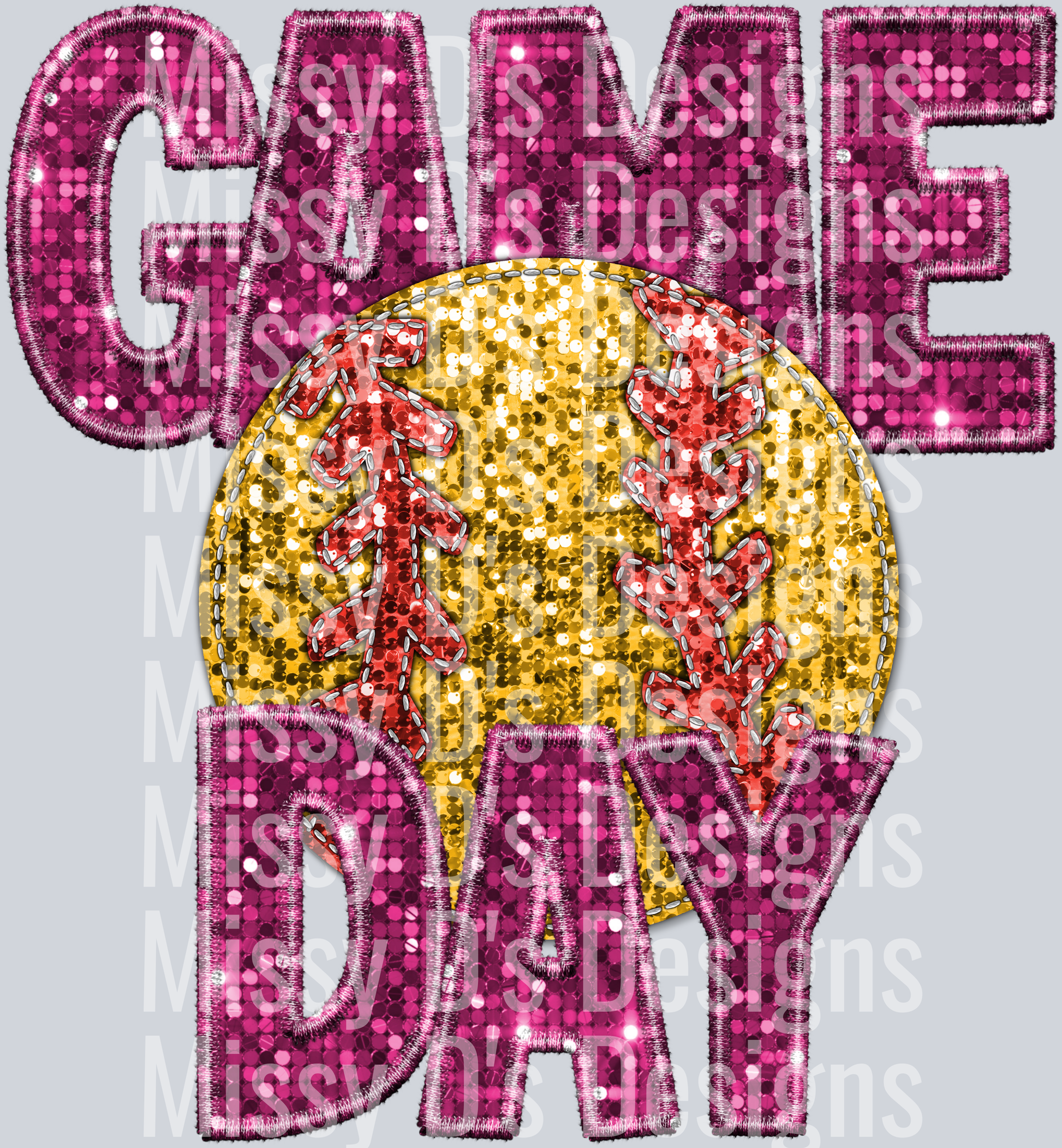 softball game day pink
