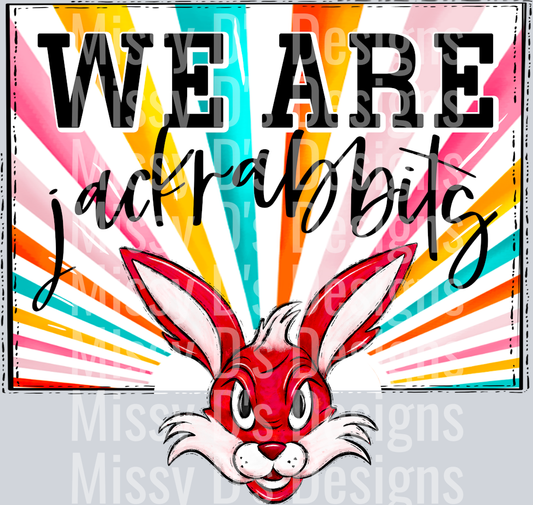 sunburst WE ARE CUSTOM- red jackrabbit