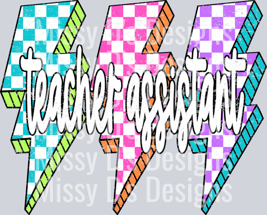 Lightning Bolt Teacher Assistant