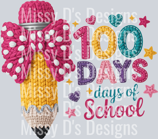 100 days of school