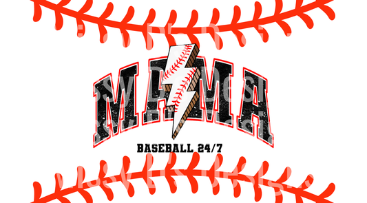 baseball mama top
