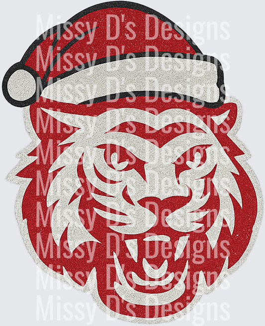 terrell tigers with santa hat