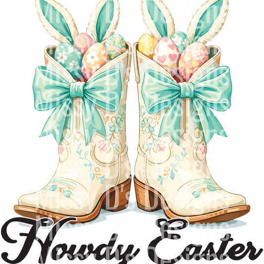 Howdy Easter Boots